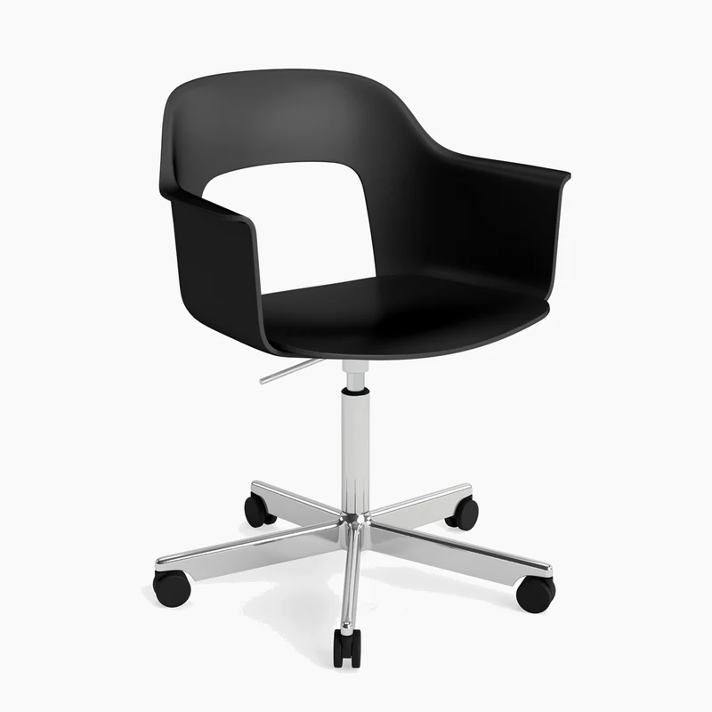 Layout Armchair 241 — Polished aluminium Gas Lift