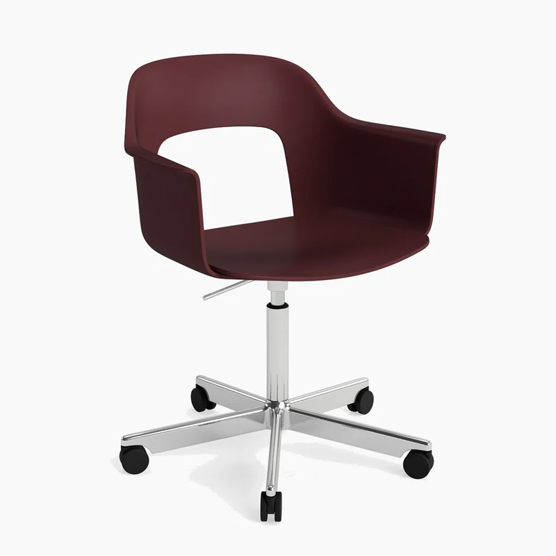 Layout Armchair 241 — Polished aluminium Gas Lift