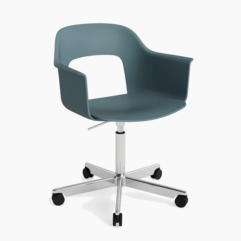Layout Armchair 241 — Polished aluminium Gas Lift