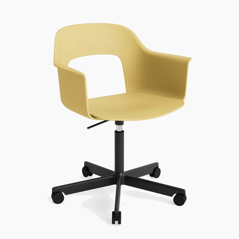 Layout Armchair 241 — Black Aluminium Gas Lift