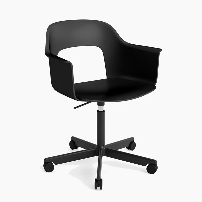 Layout Armchair 241 — Black Aluminium Gas Lift