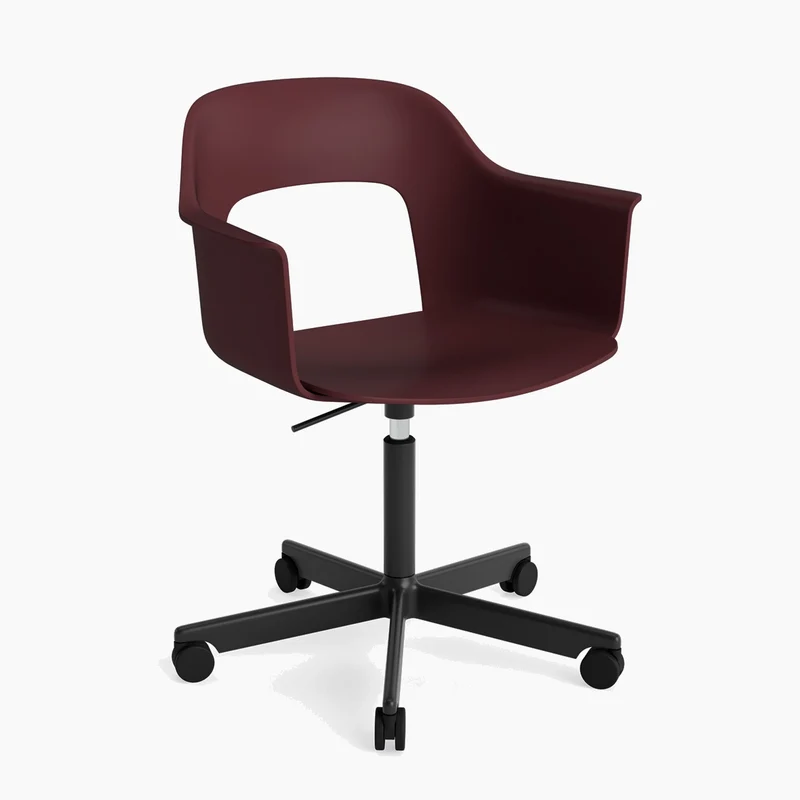 Layout Armchair 241 — Black Aluminium Gas Lift