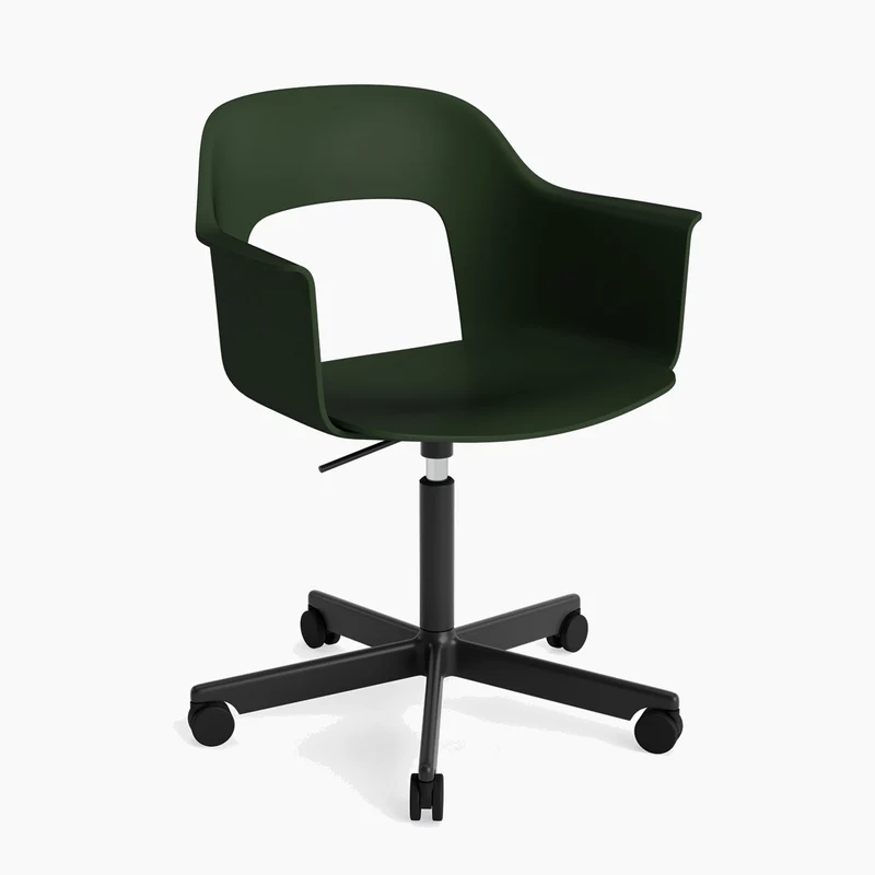 Layout Armchair 241 — Black Aluminium Gas Lift