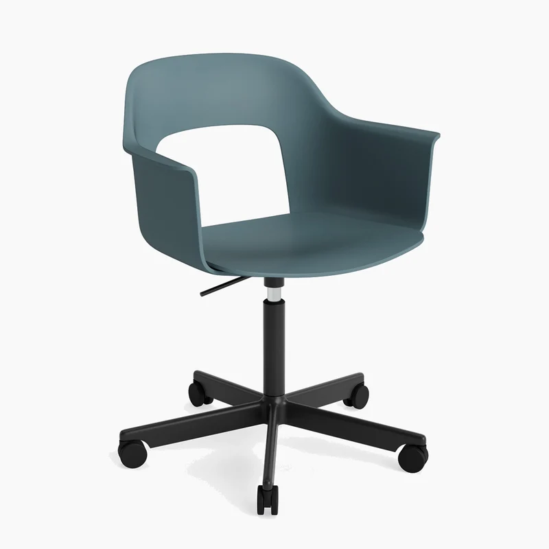 Layout Armchair 241 — Black Aluminium Gas Lift