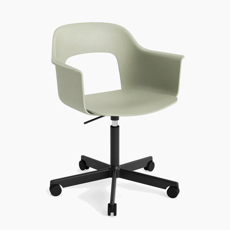 Layout Armchair 241 — Black Aluminium Gas Lift