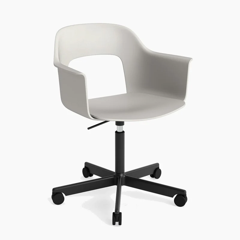 Layout Armchair 241 — Black Aluminium Gas Lift