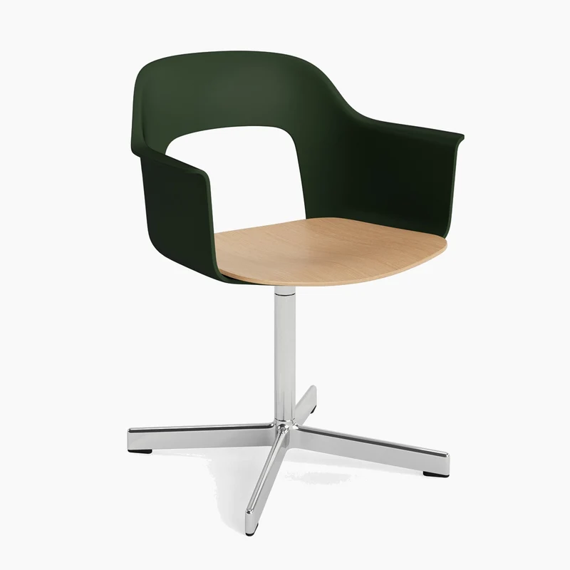 Layout Armchair 232 — Polished aluminium Swivel
