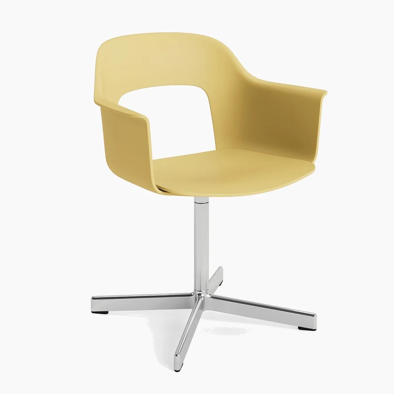 Layout Armchair 231 — Polished aluminium Swivel