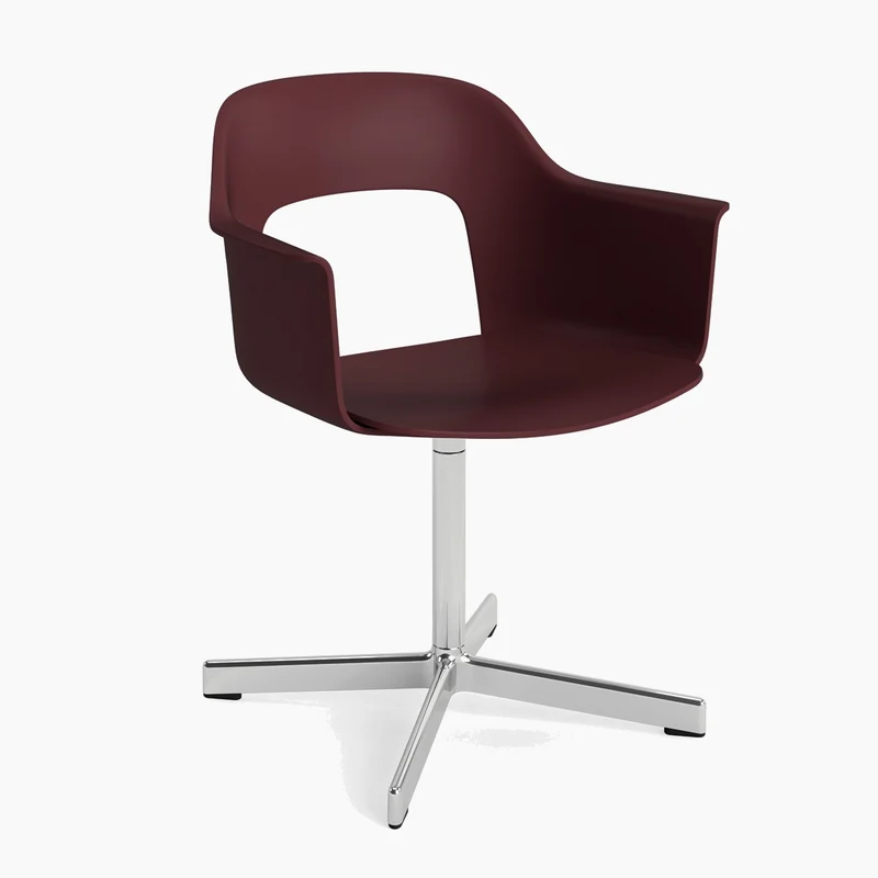 Layout Armchair 231 — Polished aluminium Swivel
