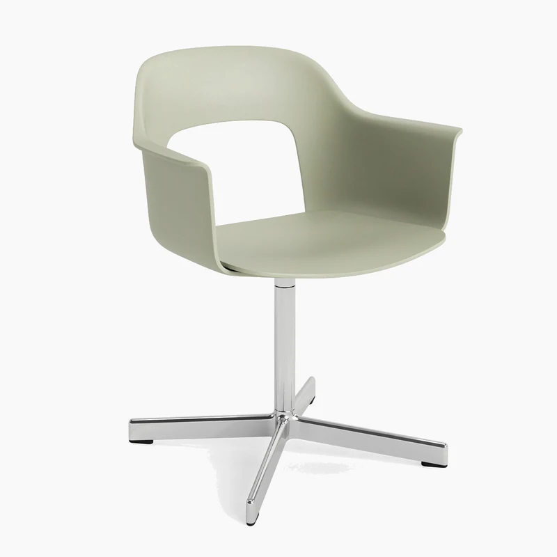 Layout Armchair 231 — Polished aluminium Swivel