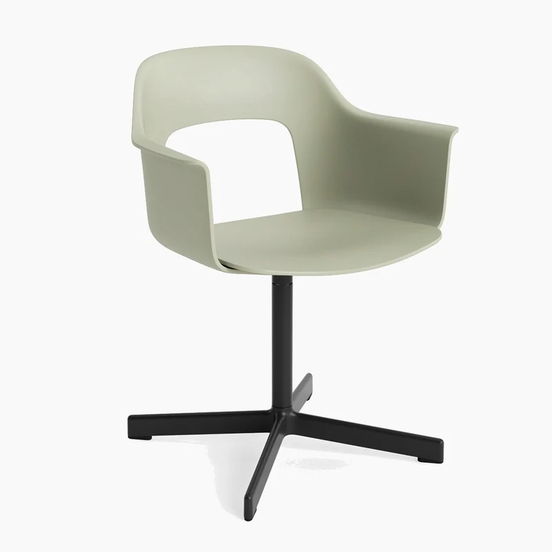 Layout Armchair 231 — Black Aluminium Swivel