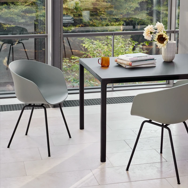 About A Chair AAC 26 — Black Steel 4-Leg