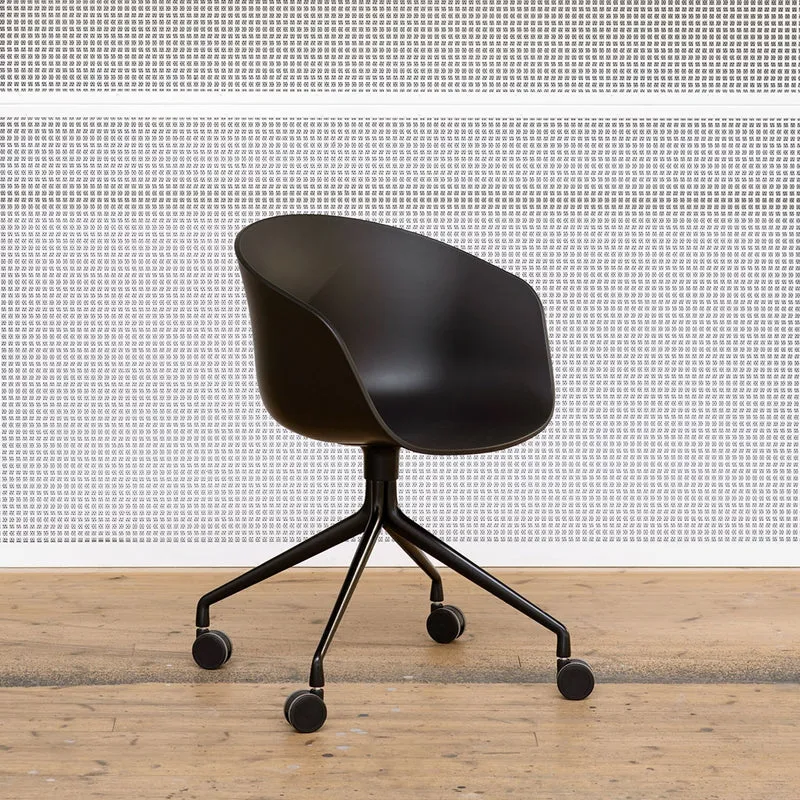 About A Chair AAC 24 — White Aluminium Swivel Wheel
