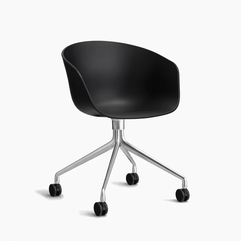 About A Chair AAC 24 — Polished aluminium Swivel Wheel