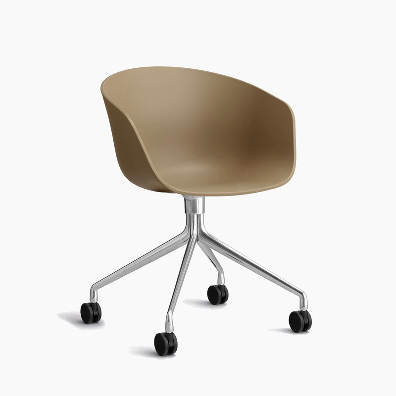 About A Chair AAC 24 — Polished aluminium Swivel Wheel