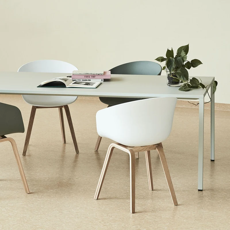 About A Chair AAC 22 — Lacquered walnut 4-Leg