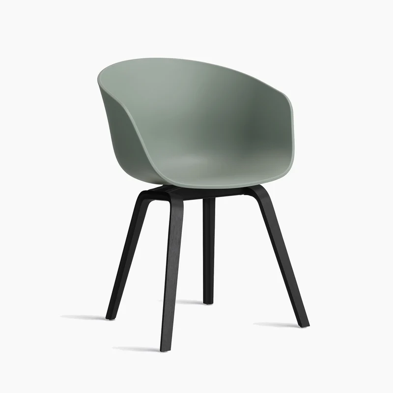About A Chair AAC 22 — Lacquered walnut 4-Leg