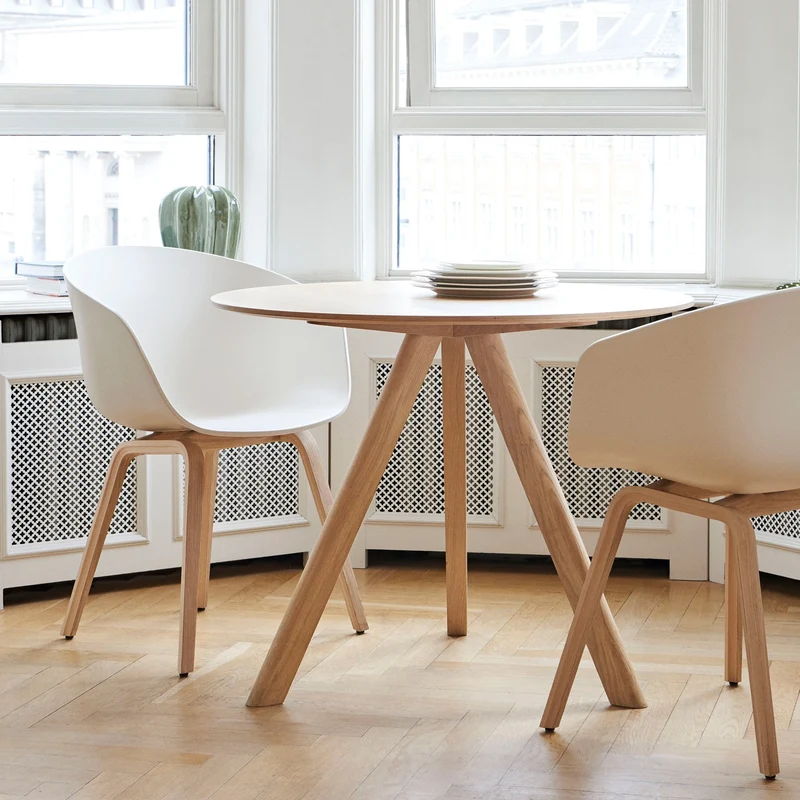 About A Chair AAC 22 — Black Lacquered Oak 4-Leg