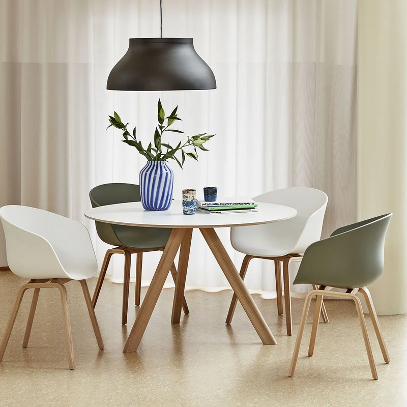 About A Chair AAC 22 — Black Lacquered Oak 4-Leg