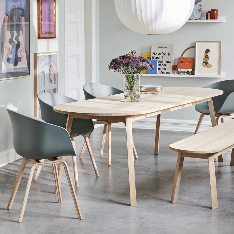 About A Chair AAC 22 — Black Lacquered Oak 4-Leg