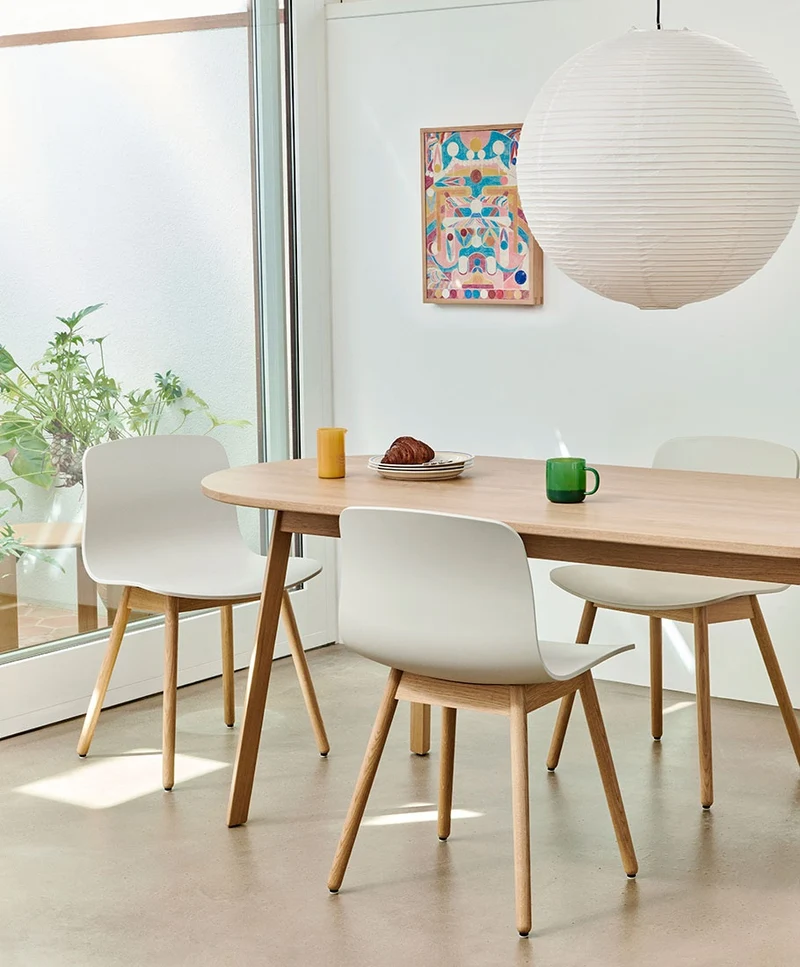 About A Chair AAC 12 — Black Lacquered oak 4-Leg