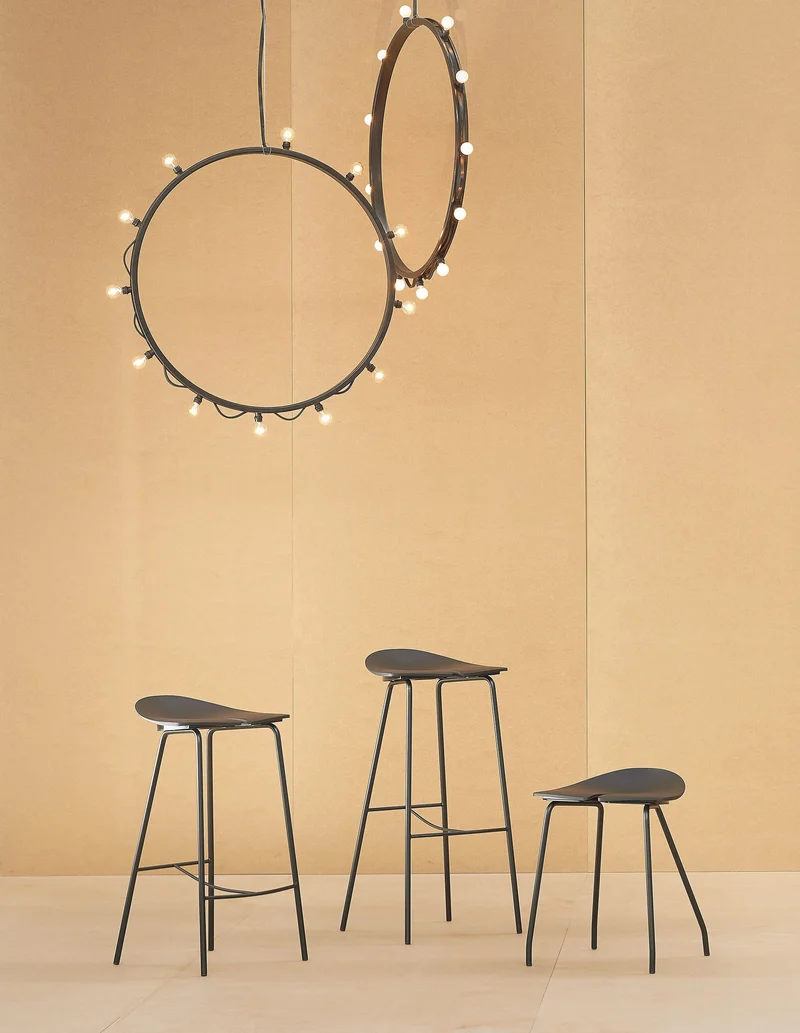 Ondarreta Tabouret - Ant Noir 68cm (En stock)