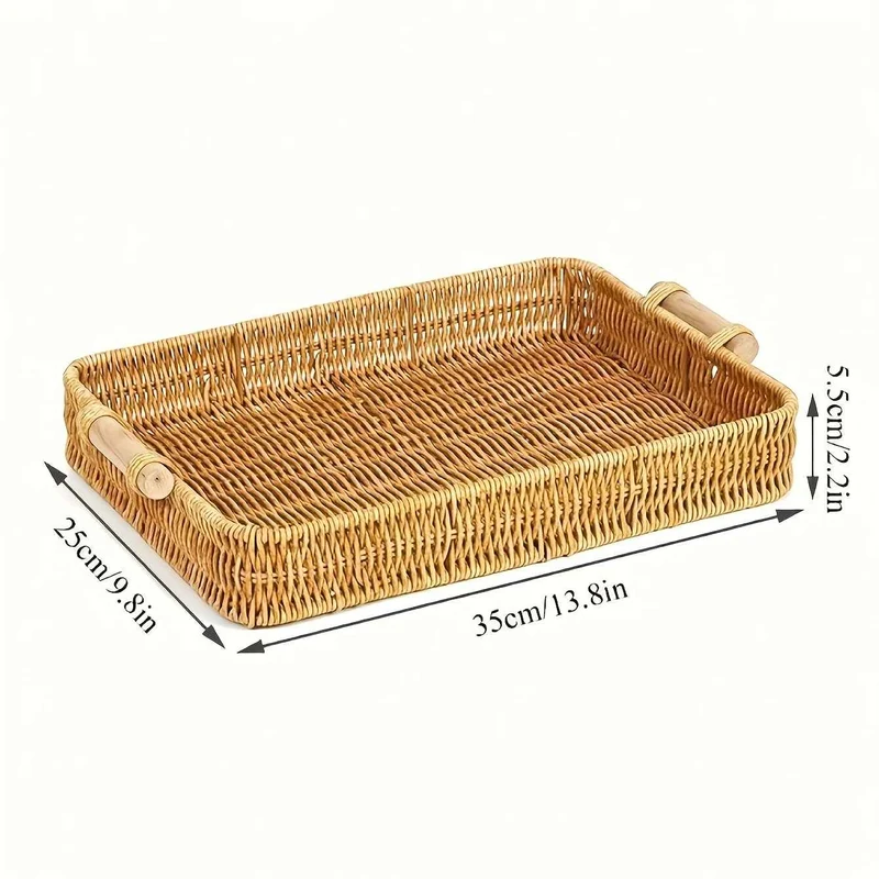 Panier en rotin pour rangement | Tressé Main