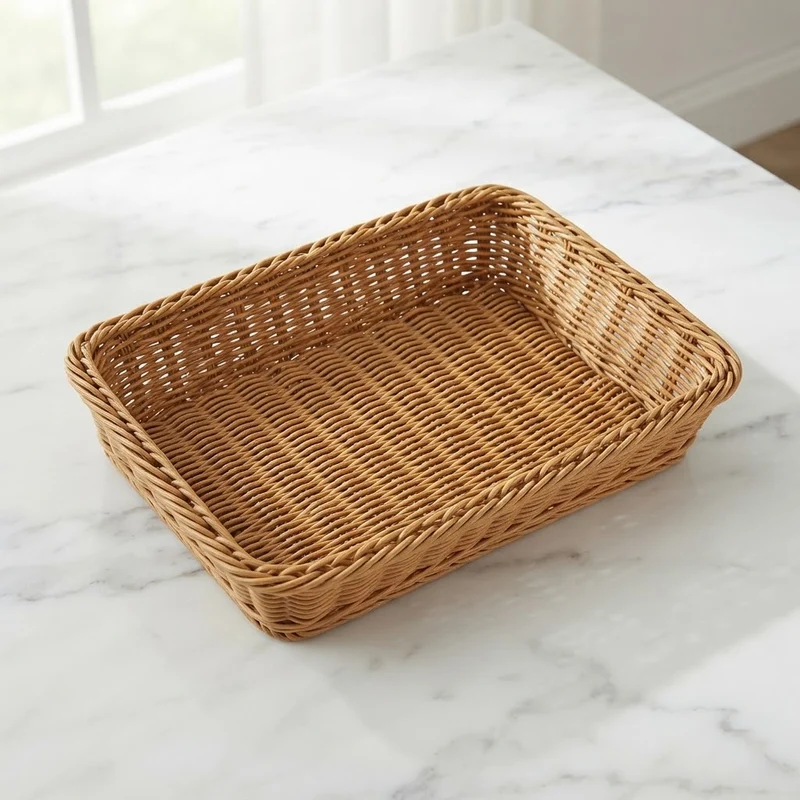 Panier de rangement | Imitation Rotin