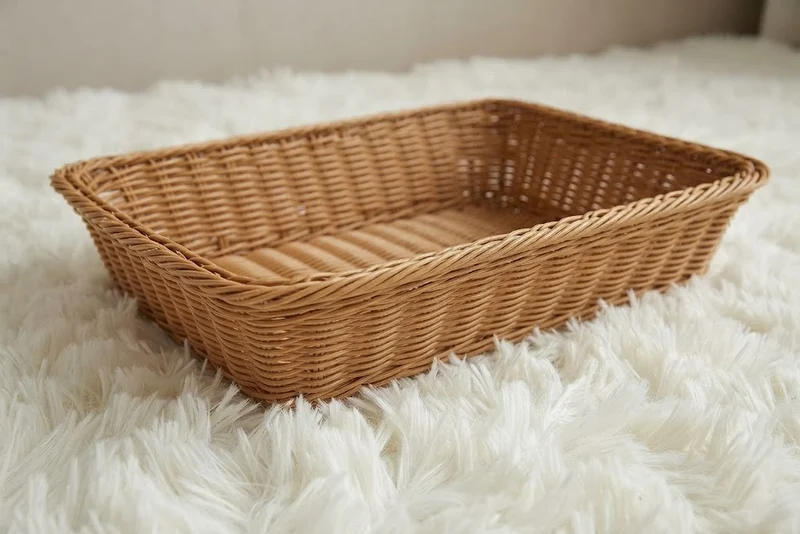 Panier de rangement | Imitation Rotin