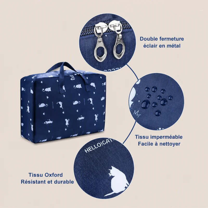 Lot de 2 Sacs de rangement | Oxford 105L