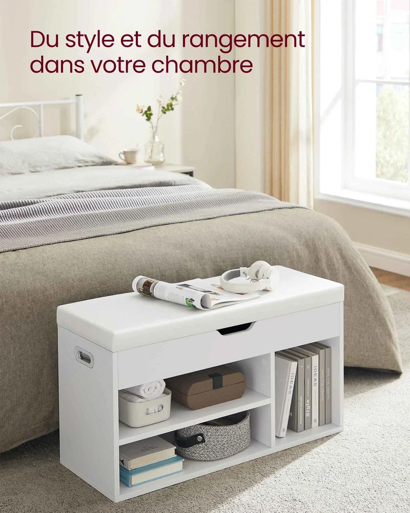 Banc d'entrée avec rangement | Compact 7 Paires