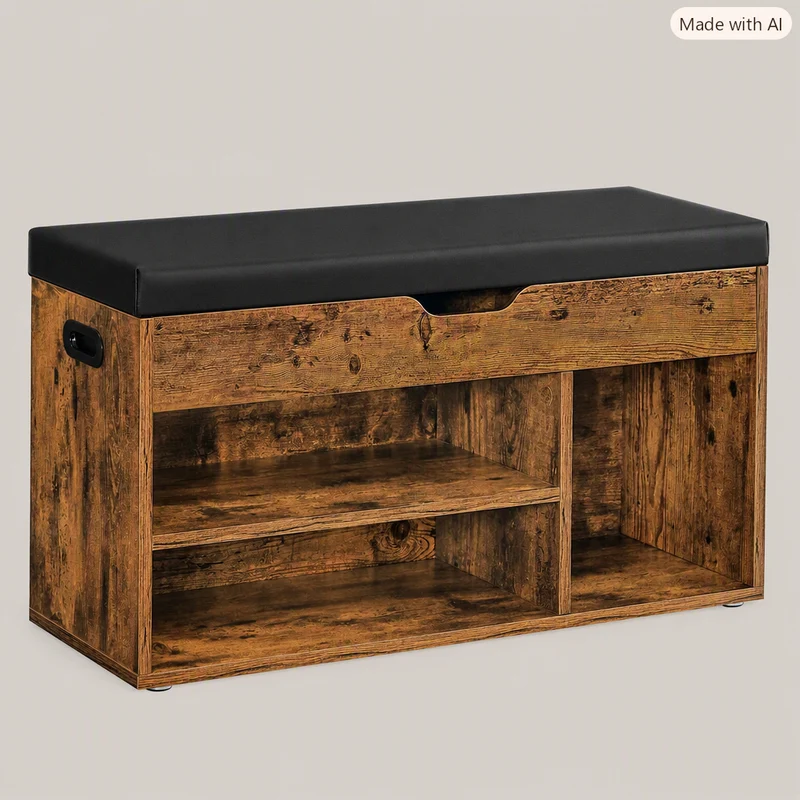 Banc d'entrée avec rangement | Compact 7 Paires