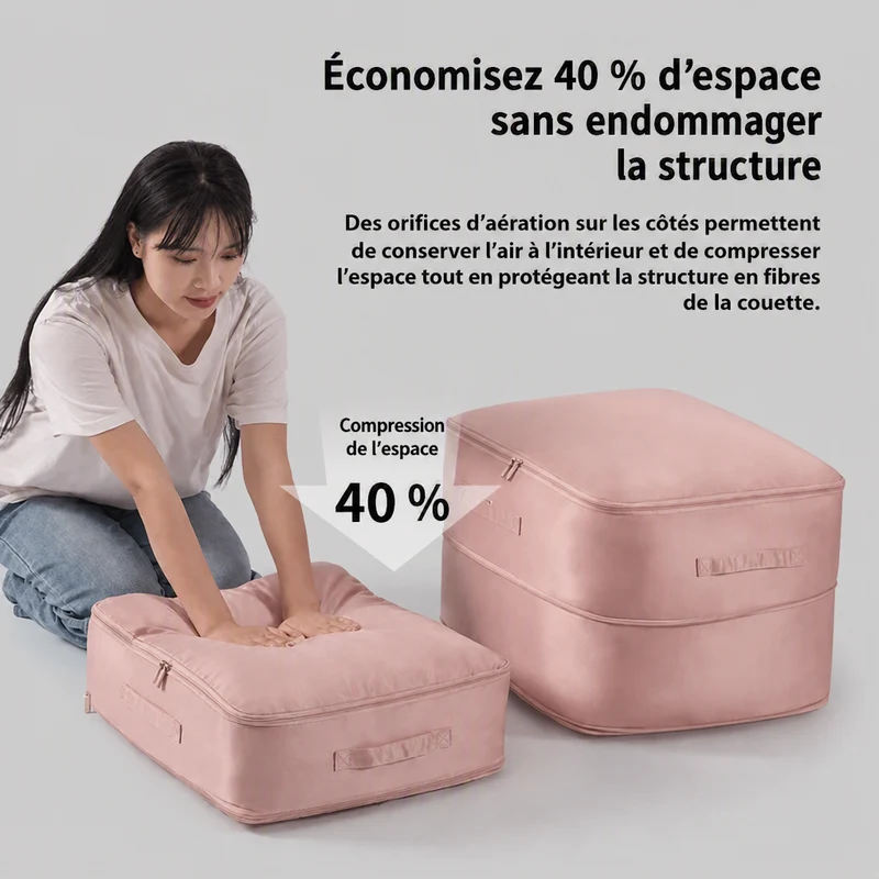 Sac de rangement vêtements | Satin Premium