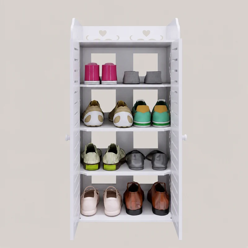Meuble a chaussure | Multifonction Blanc Vertical