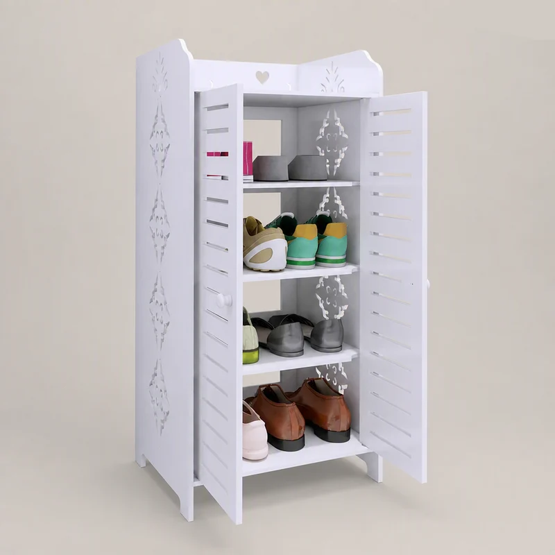 Meuble a chaussure | Multifonction Blanc Vertical