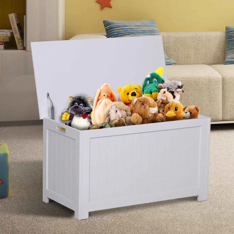 Banc coffre de rangement | Blanc Sécurisé 75L