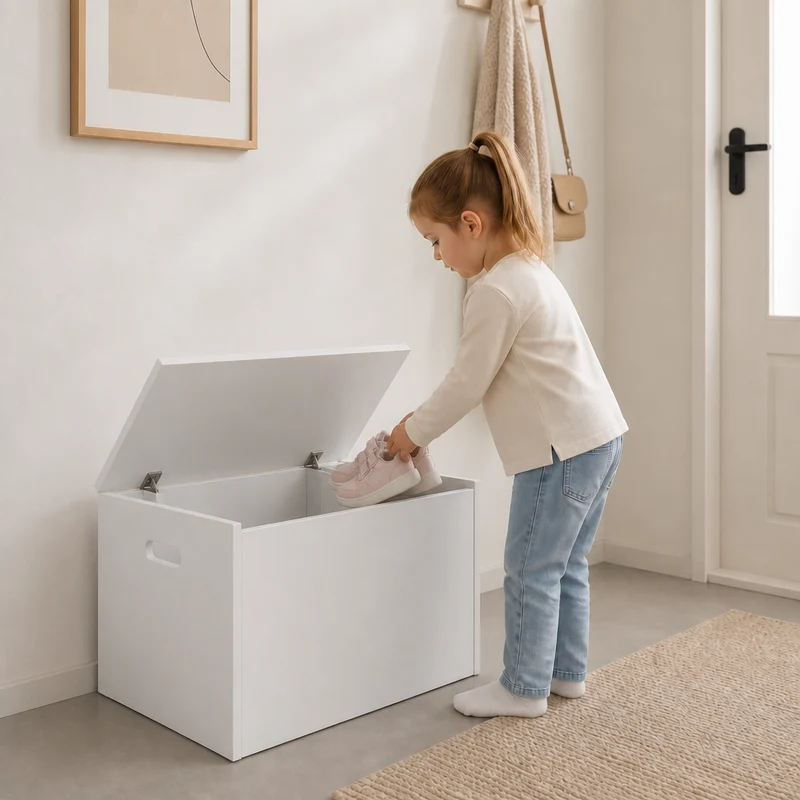 Banc coffre de rangement | Ours Ludique