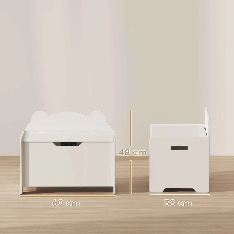 Banc coffre de rangement | Ours Ludique