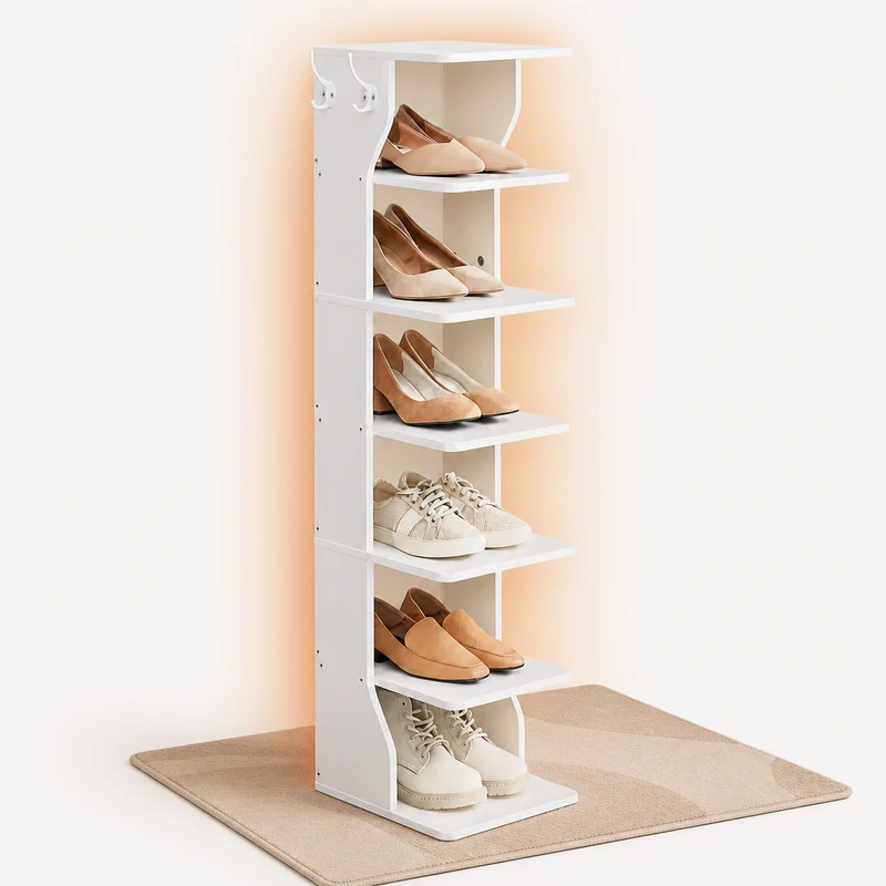 Étagère à chaussures 7 Niveaux Gain de Place