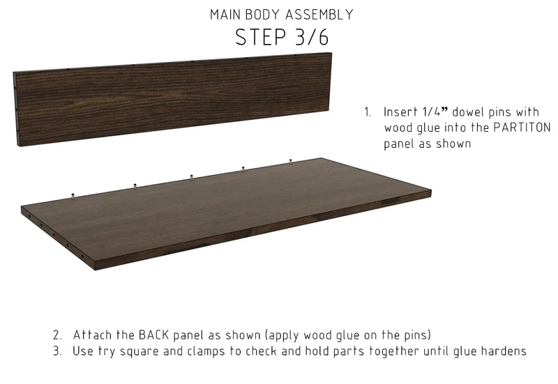 Vinyl Record Console Woodworking Plan – Mid-Century Media Stand – PDF DIY Furniture Plan