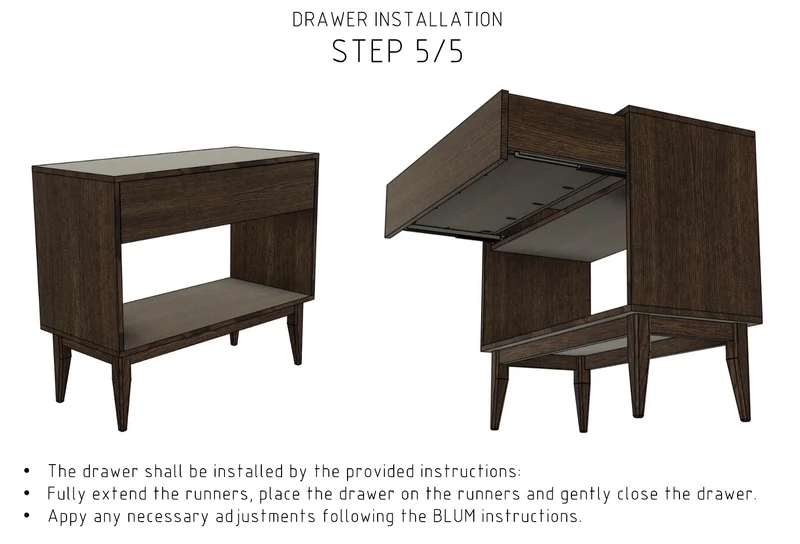 Vinyl Record Console Woodworking Plan – Mid-Century Media Stand – PDF DIY Furniture Plan