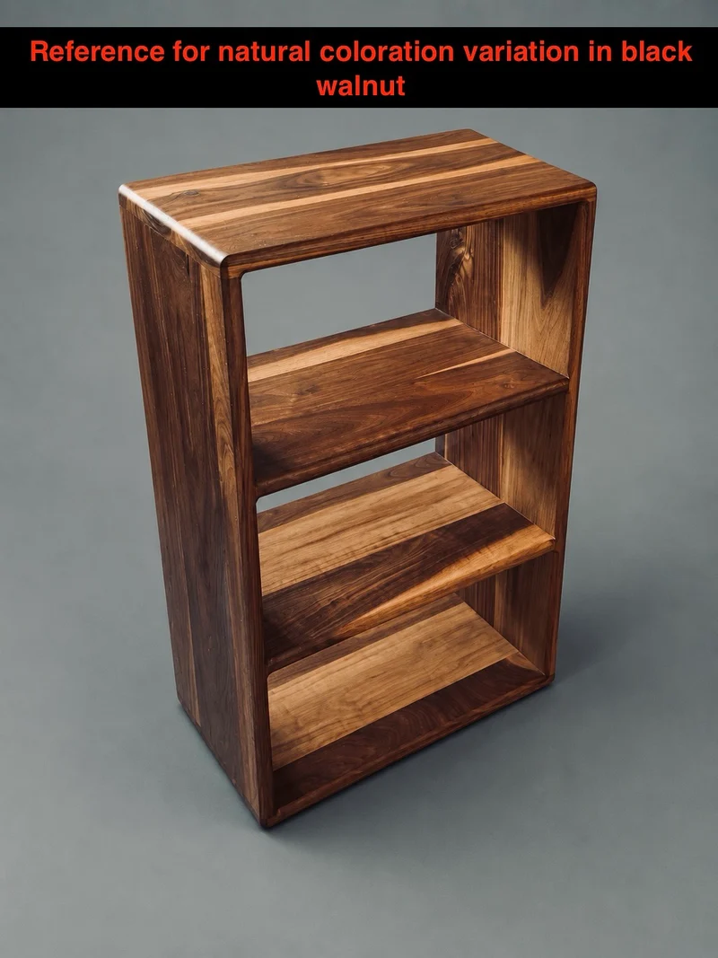 The Nara | Solid Black Walnut Coffee Table
