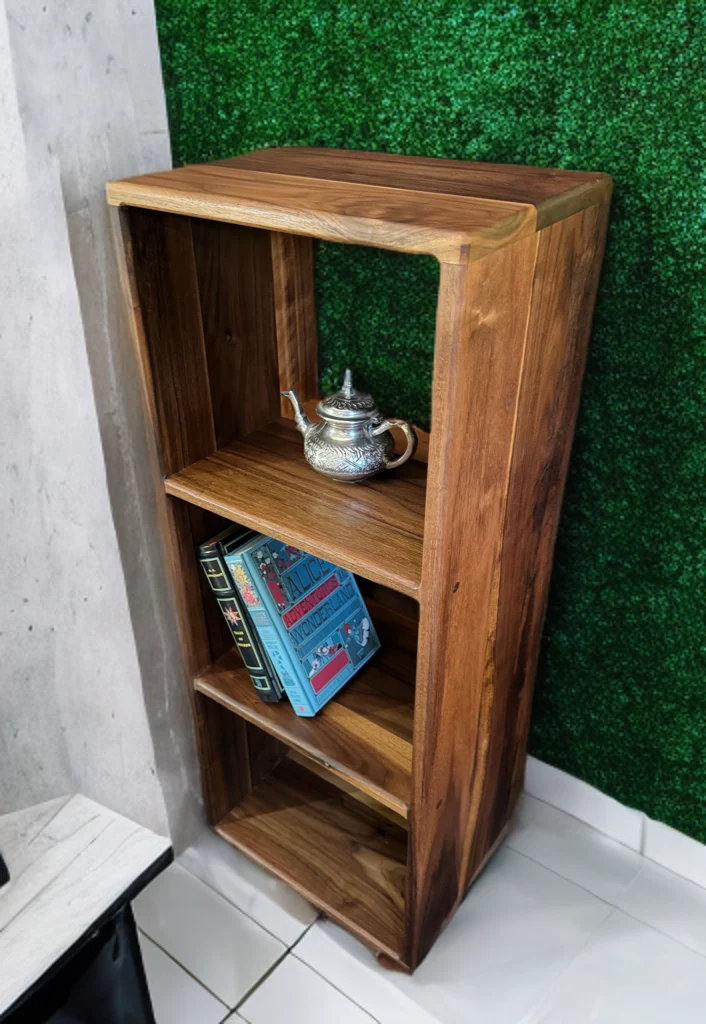 The Loden – Custom Black Walnut Bookshelf