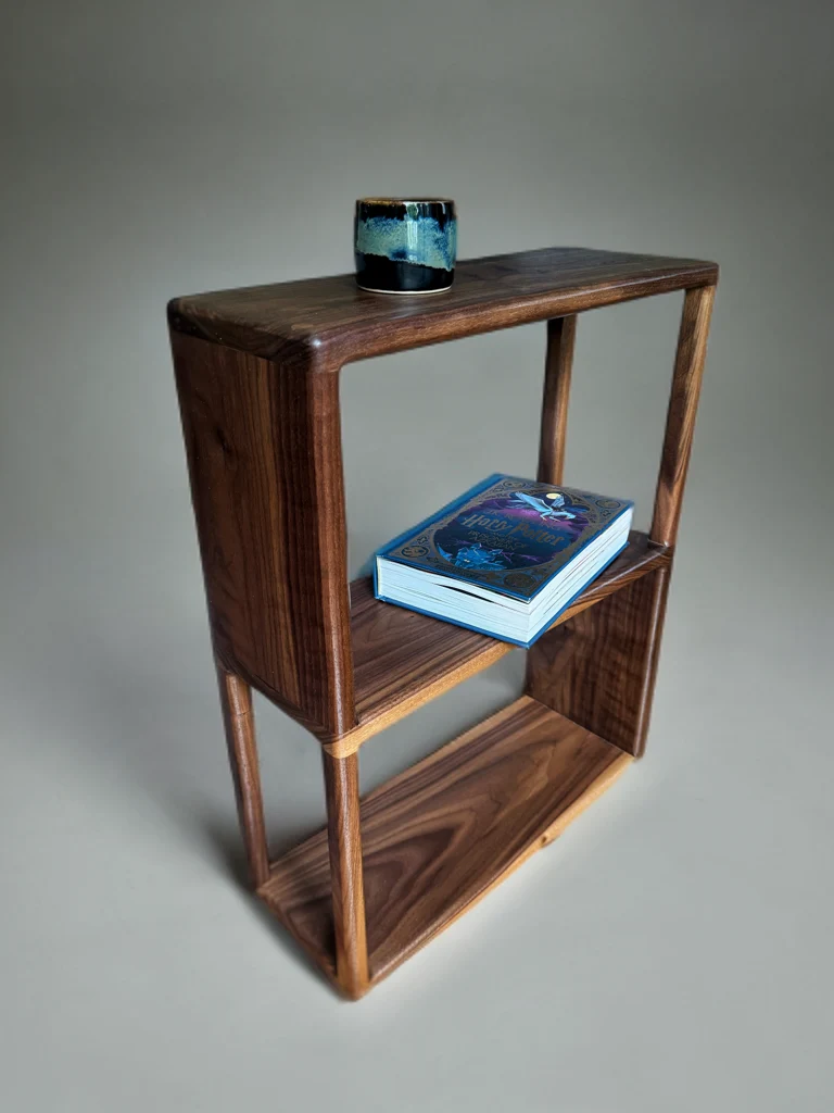 Luxury - Black Walnut - Mid century Side Table