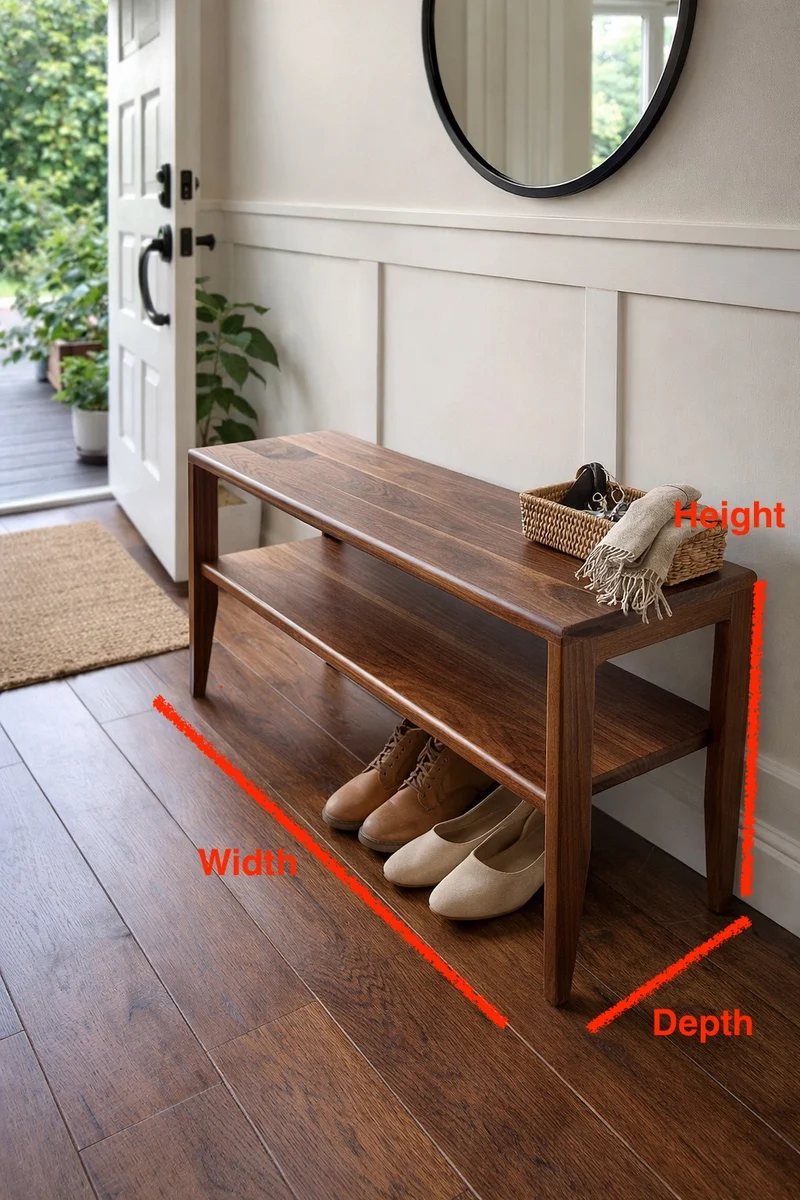 The Quebec Entryway Bench
