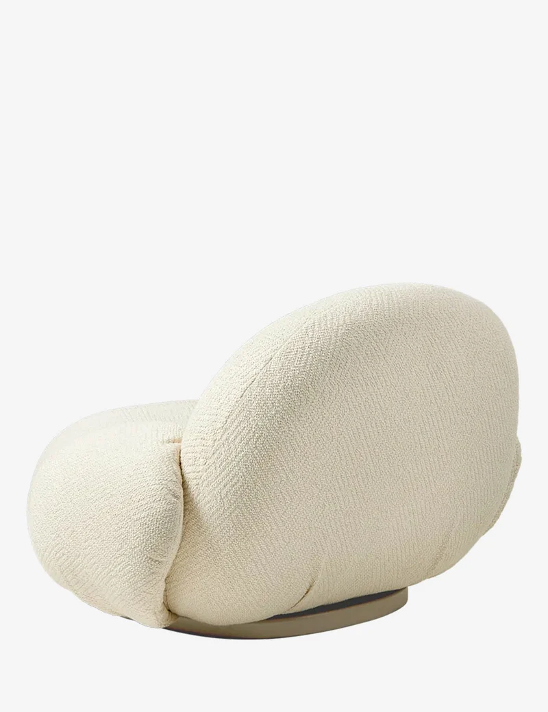 Sillón Pacha Dora Bouclé / Base Giratoria Pearl Gold - Pierre Paulin | Producto de Exposición