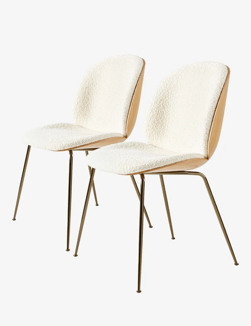 Silla Beetle Veneer Karakorum Pack de 2 | Producto de Exposición
