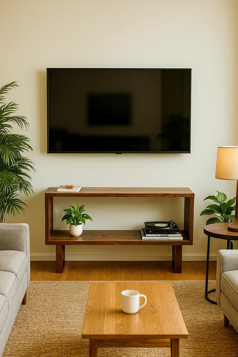 The Narvik - Solid Black Walnut Console – Timeless & Handmade