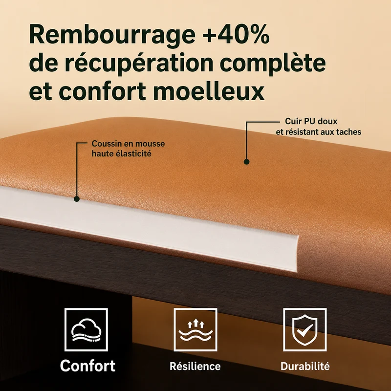 Banc rangement chaussures | Design Chien