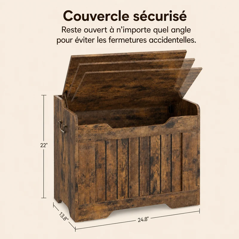 Coffre de rangement | Banc 2-en-1 XXL